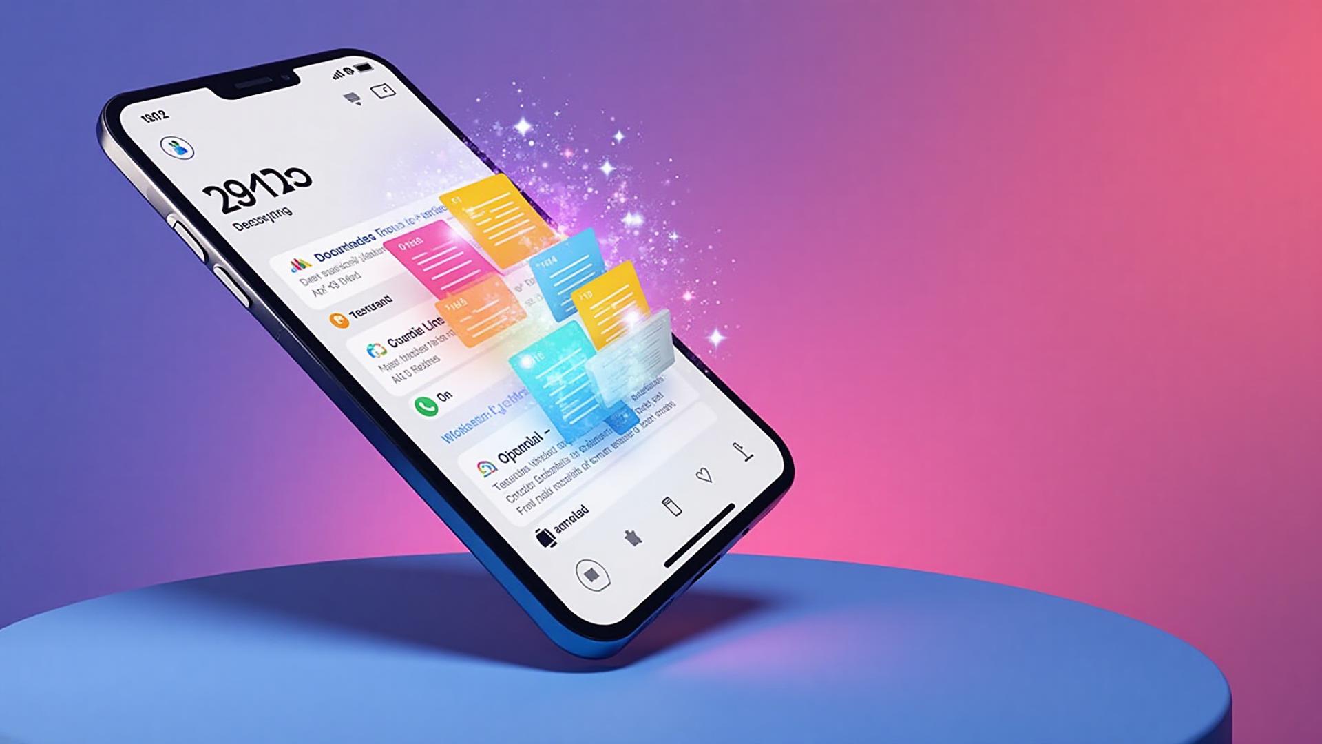 AI-powered study platform showing flashcard generation from uploaded documents